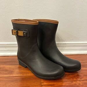 Stylish Black Women's Chooka Rain Boots. Sz 9